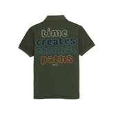 Boys Front & Back Printed Polo T-Shirt